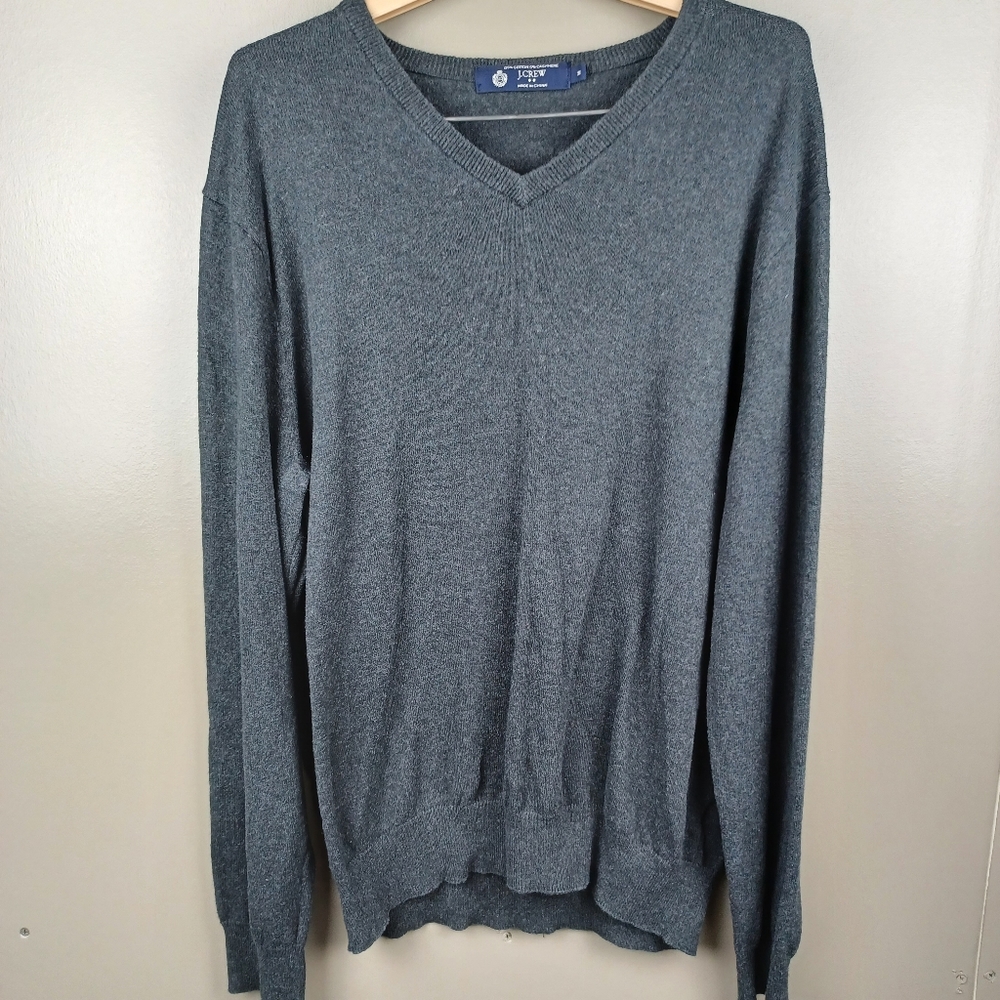J Crew Factory Mens Cotton Cashmere Sweater